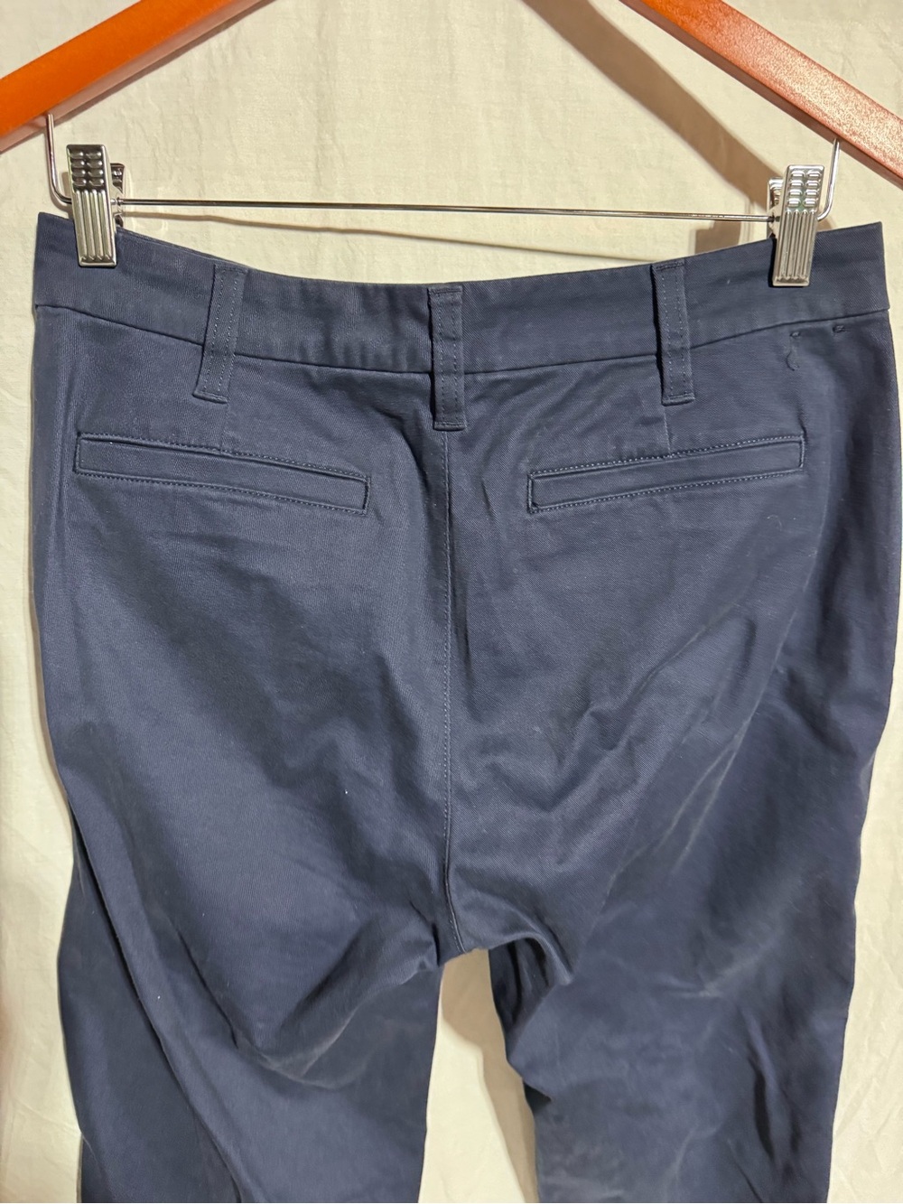 J. Crew High-Rise Girlfriend Chino Navy Blue Size 4 - Picture 4 of 7